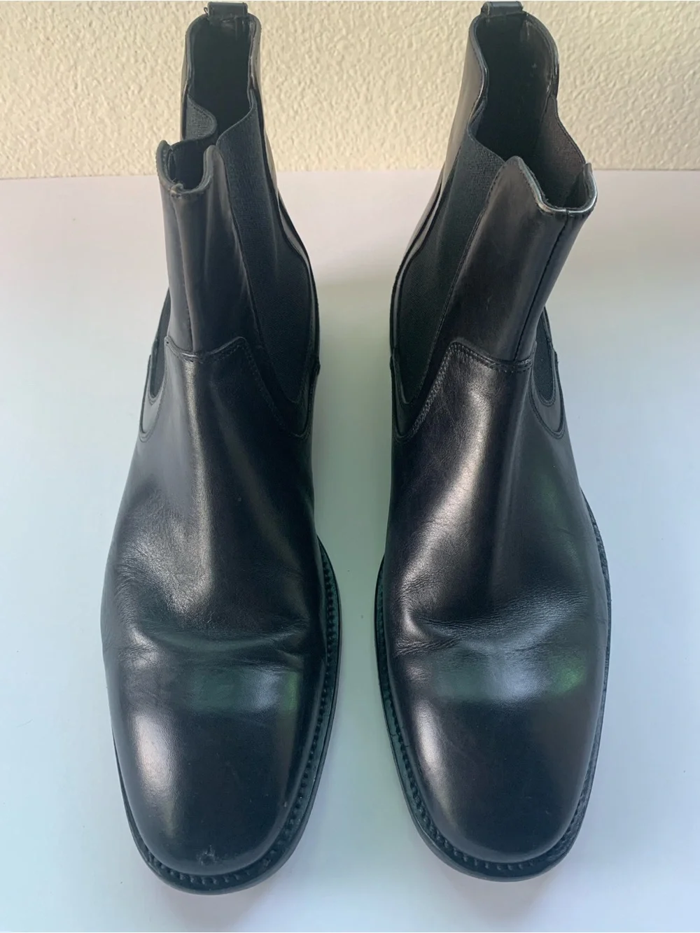 John Varvatos Men's Black Leather Boots Size 11.5